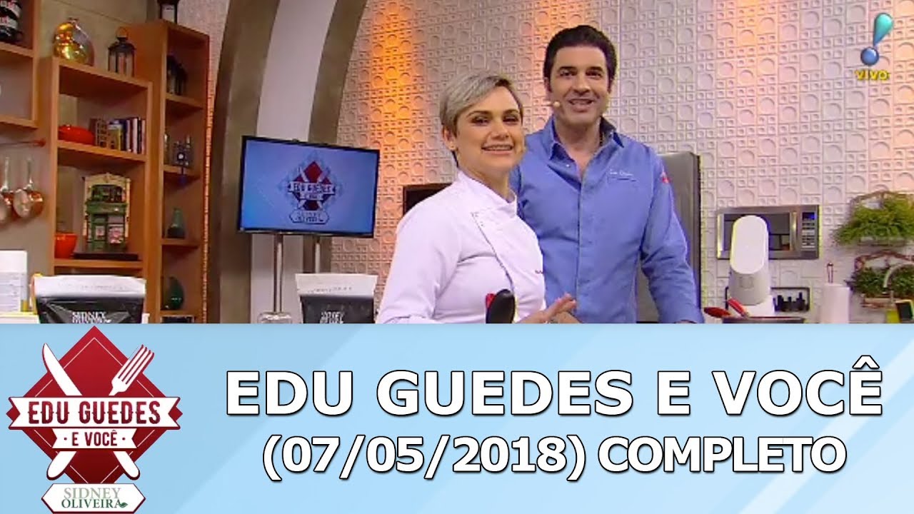Edu Guedes ensina receita de bolo de rolo pernambucano