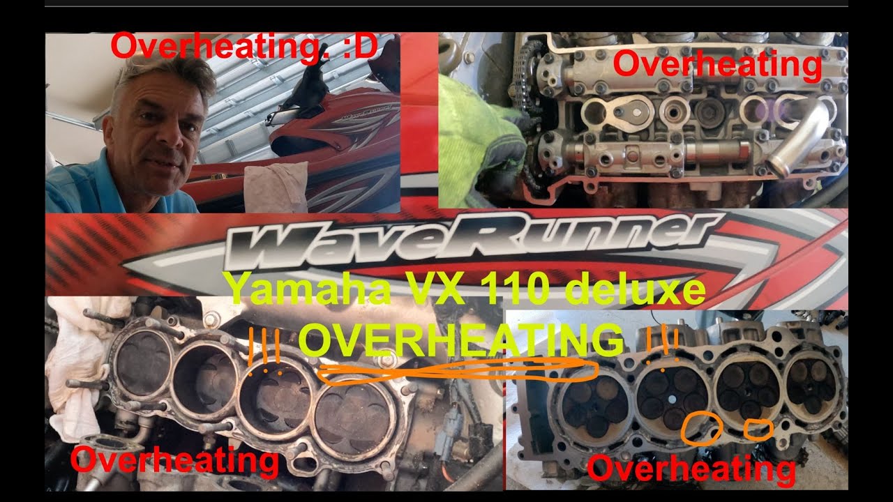 Fix Yamaha Waverunner VX deluxe Overheating   - New Cylinder head and gasket installation