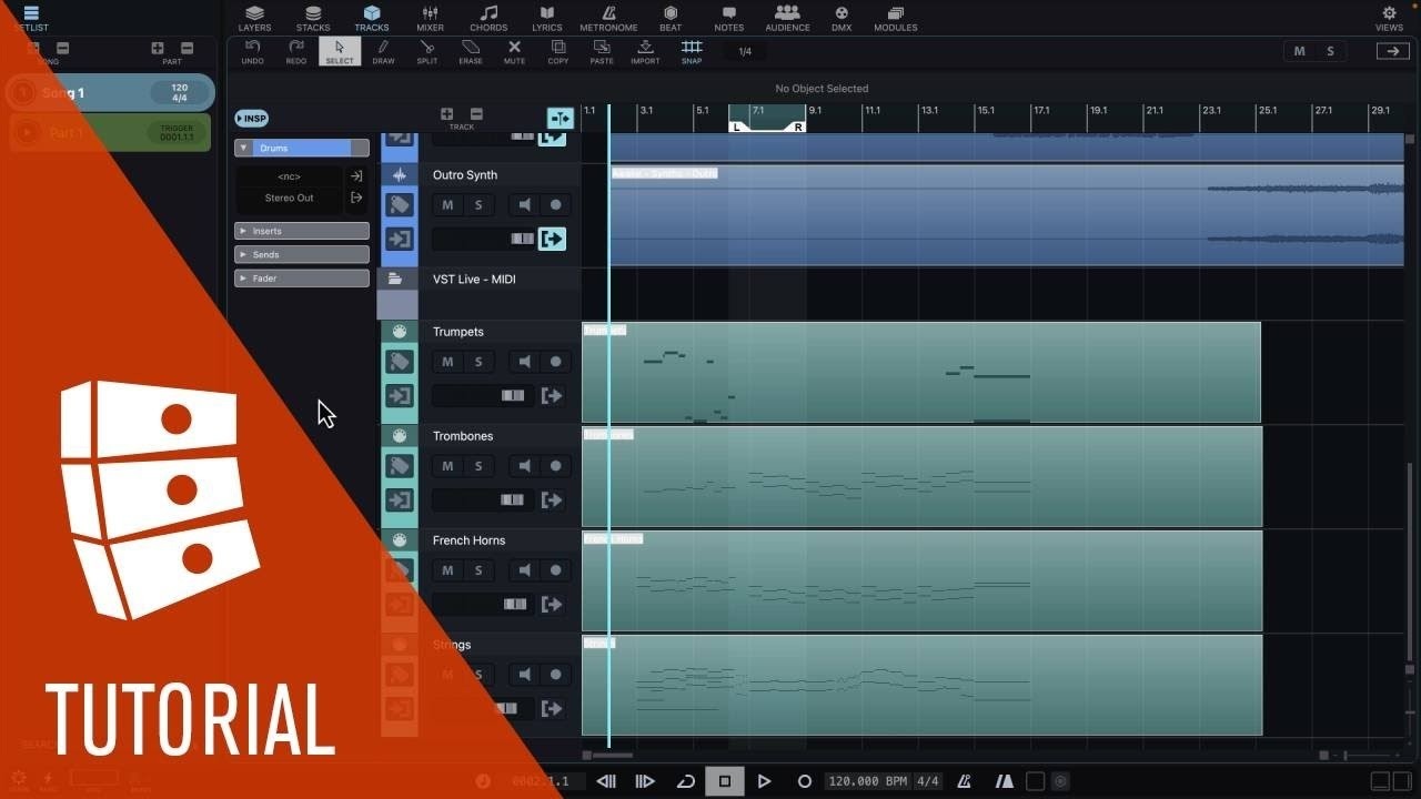 Слои и VST-инструменты | Учебник по VST Live