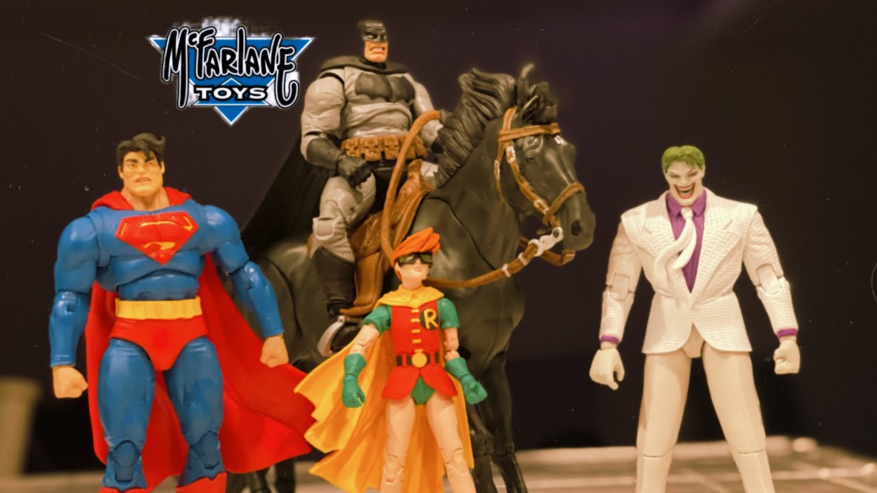 Mcfarlane Toys The dark knight Returns Horse Baf Wave review!!