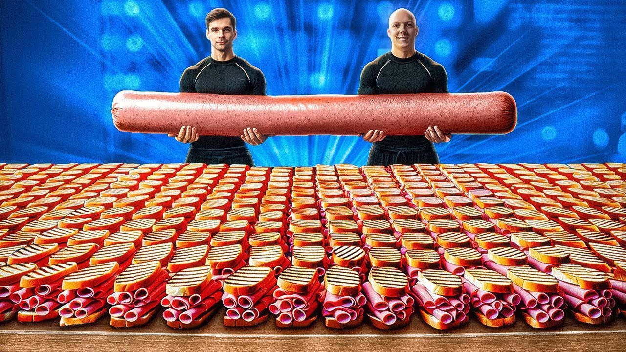 WIE VIELE SANDWICHES KANN MAN AUS DER GRÖßTEN WURST DER WELT MACHEN?