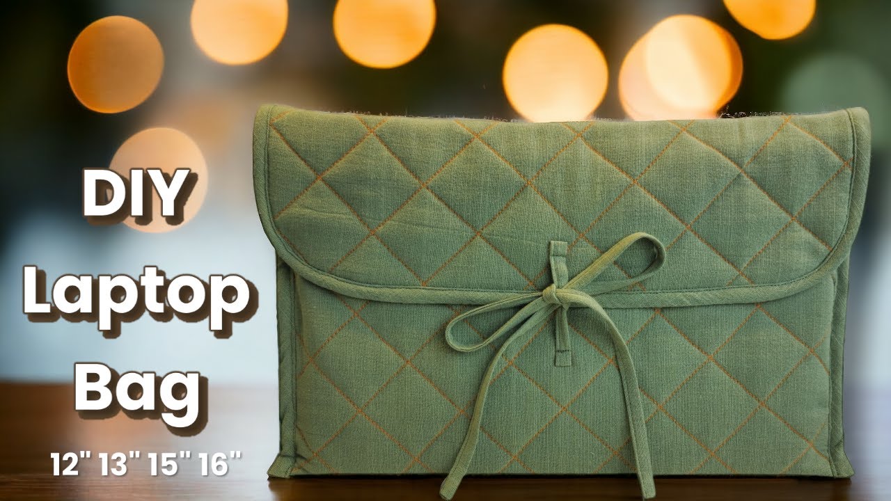 How to Sew a Laptop Bag | Easy Step-by-Step Tutorial