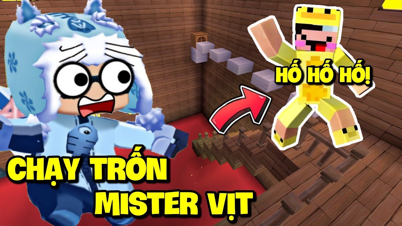 BỊ MR VỊT RƯỢT, MEOWPEO CHẠY TÉ KHỎI: GIẢI MÃ THOÁT KHỎI NHÀ CỦA MR VỊT TRONG MINI WORLD