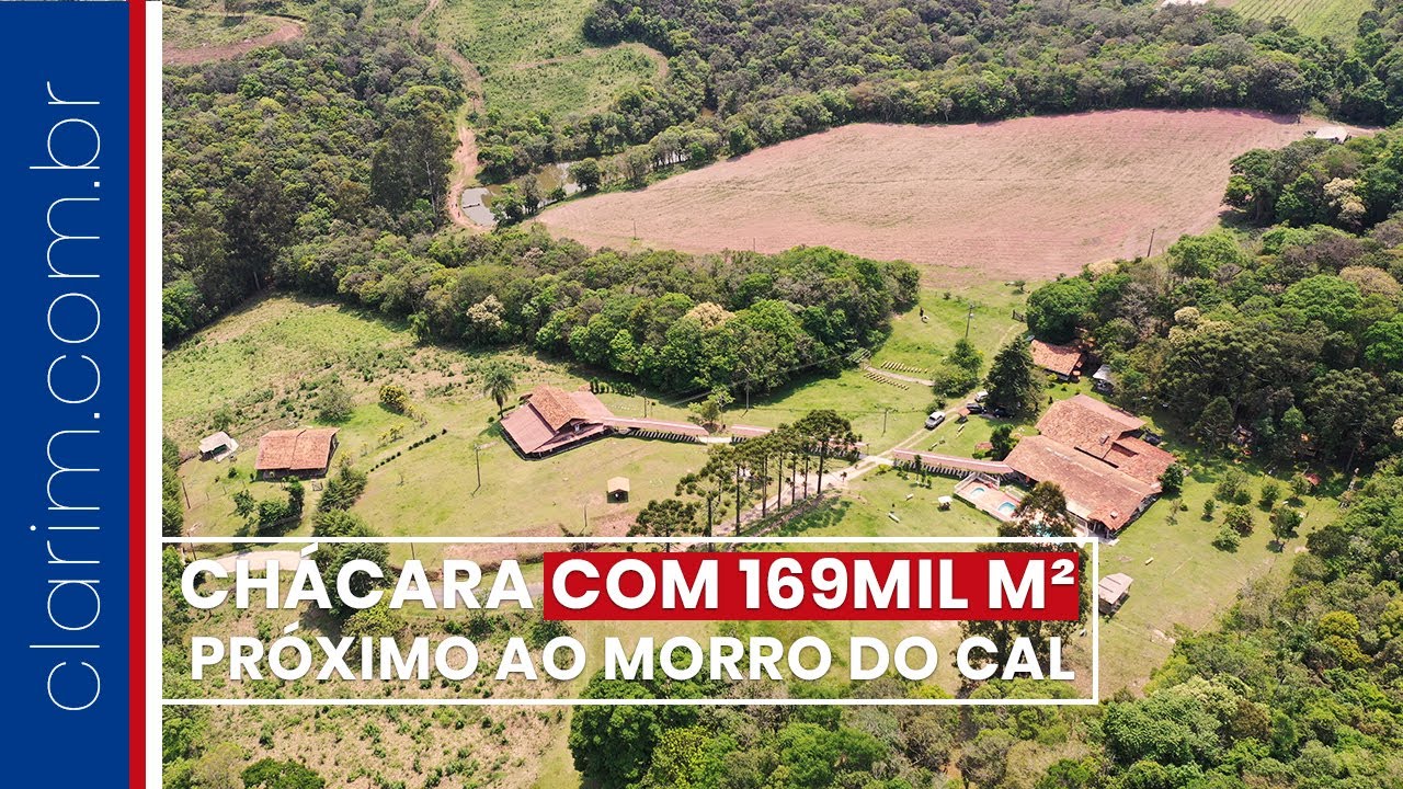 Chácara com 169mil m² em Campo Largo!