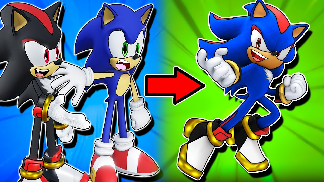 Sonic and Shadow Become SHADIC In Roblox!!