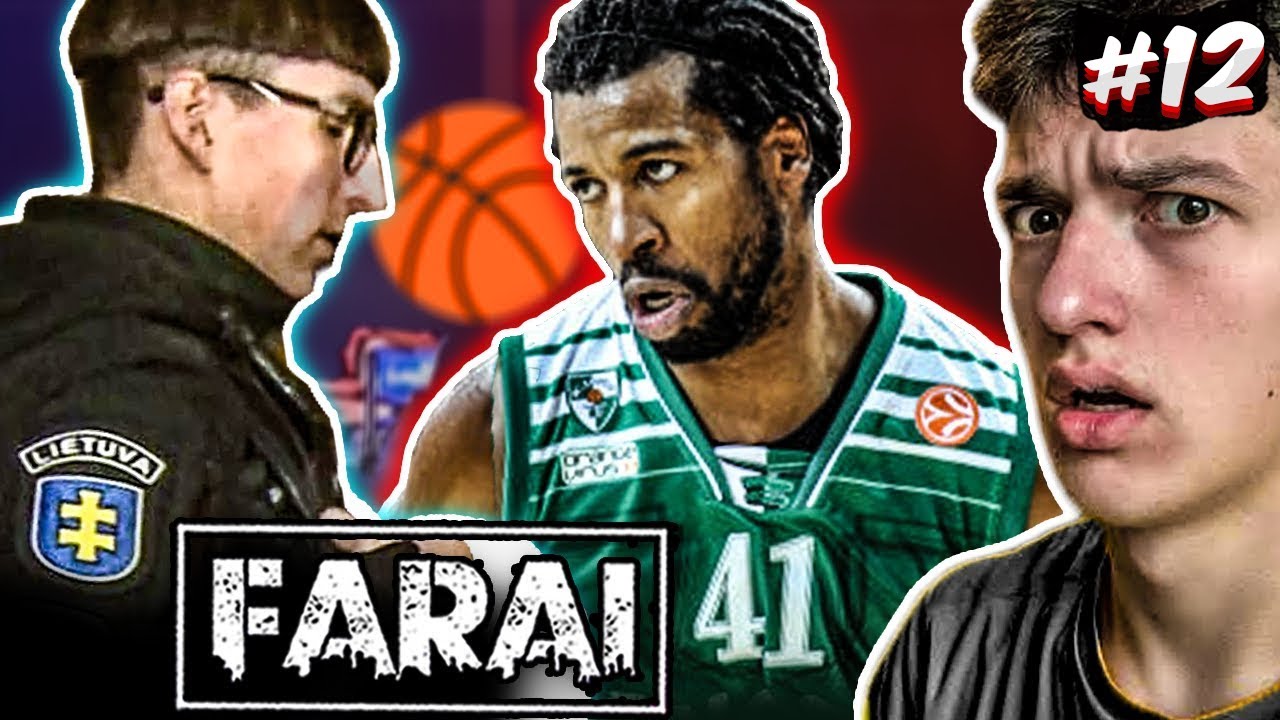FARAI - ŽALGIRIO KREPŠININKAS 🏀 IR MUŠTYNĖS SU DRAUGAIS!