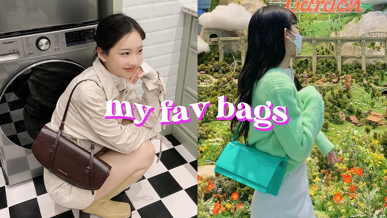 eng) 요즘 자주 들고 다니는 가방들 my fav bags 💼