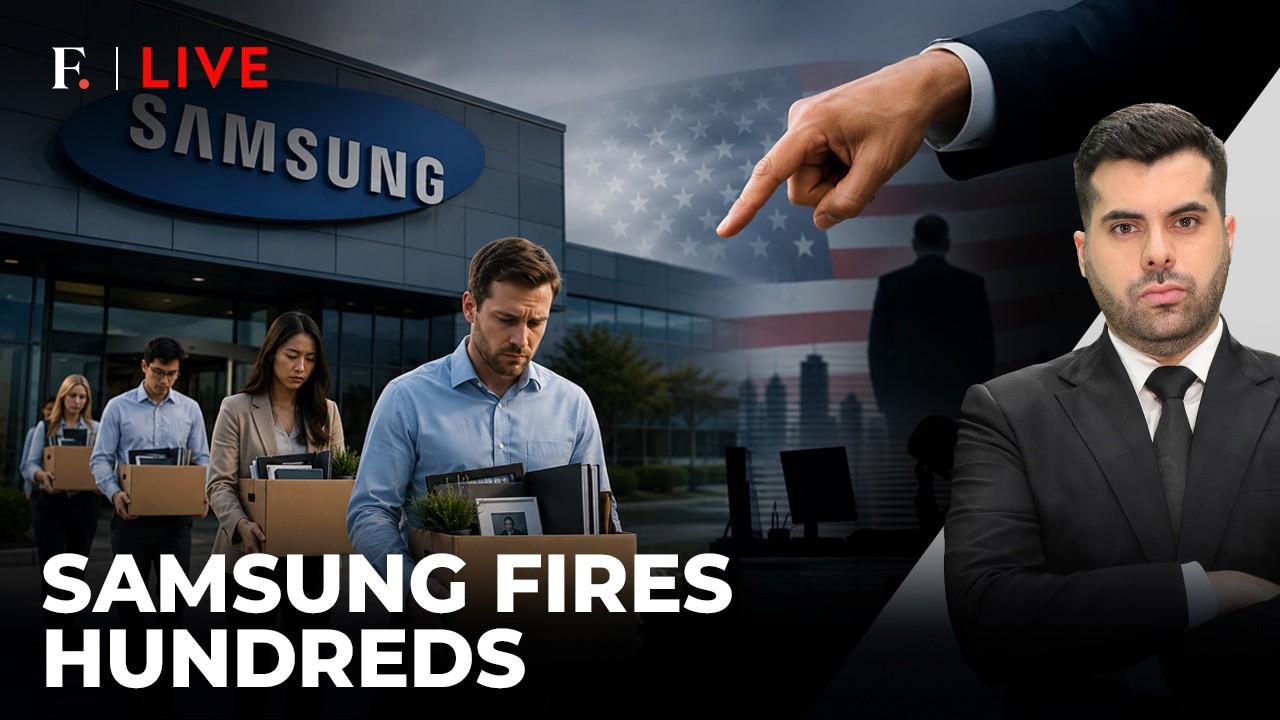 Почему Samsung сокращает сотни рабочих мест в Америке | Firstpost Live | N18G