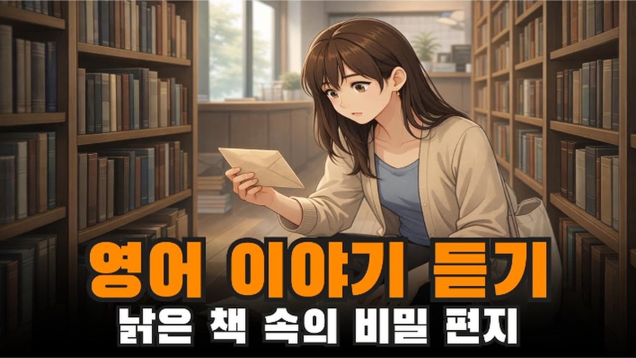 영어 듣기 연습 | 초보자를 위한 영어 이야기: 낡은 책 속의 비밀 편지 🔥