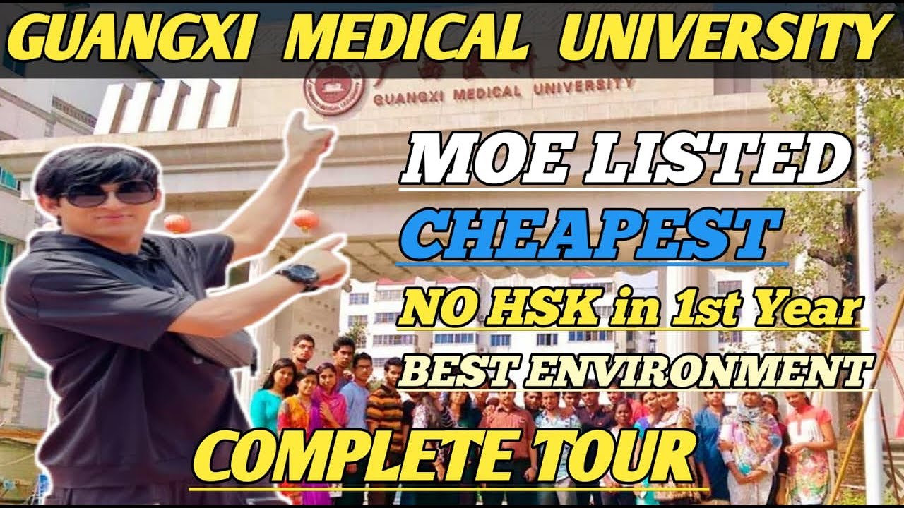 No HSK Tension/Guangxi Medical university/MOE LISTED#nohsk #moechina2024 #chinambbsadmission #mbbs