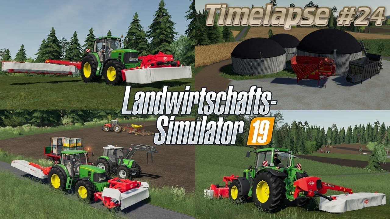 [LS19] - Timelapse #24 Ellerbach: Gras, Gras, Gras f&uuml;r Biogas?🚜💨 neue BGA in Ellerbach! 👨🏽&zwj;🌾