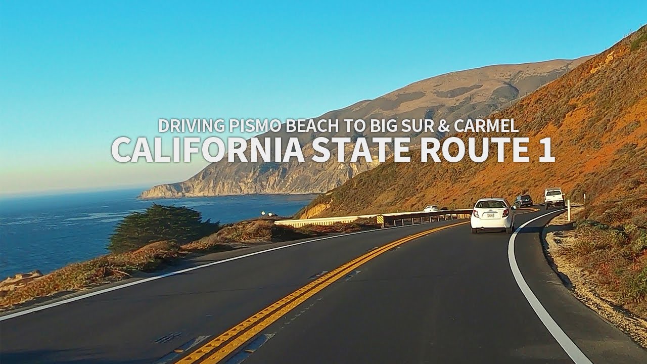 [Full] CALIFORNIA STATE ROUTE 1 - Driving Pismo Beach to Big Sur and Carmel, California, USA, 4K