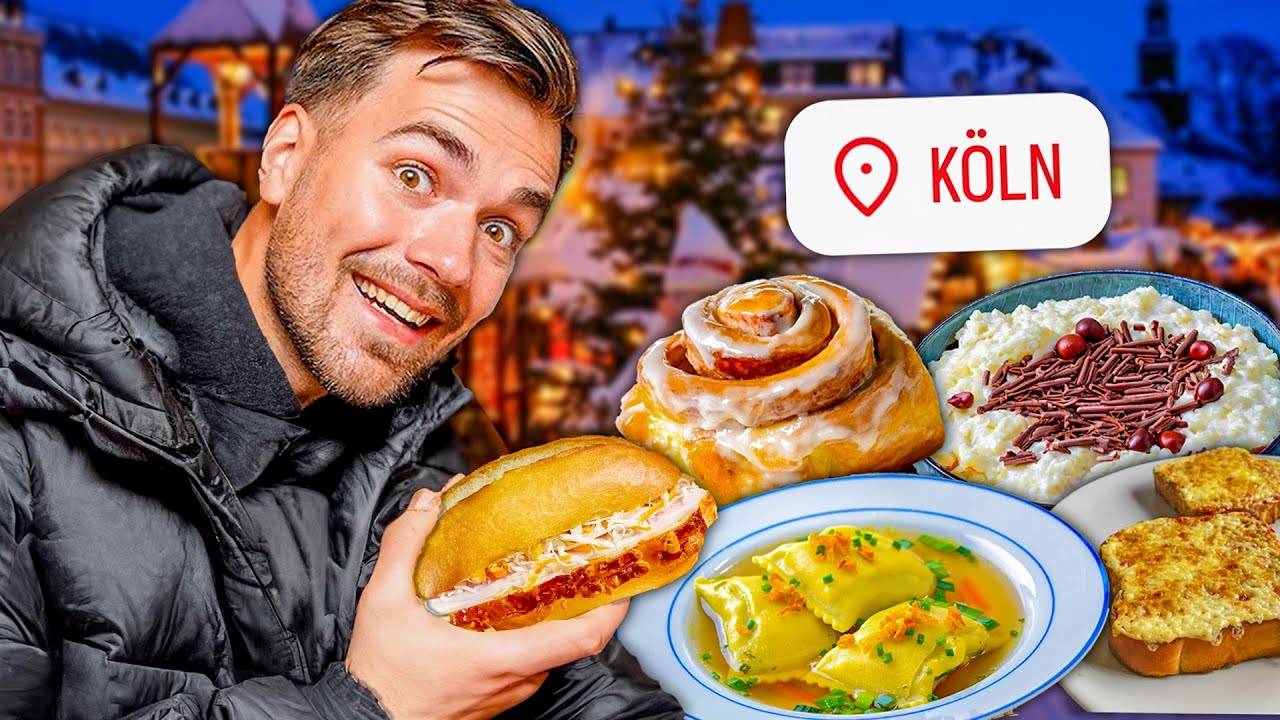 Ich teste NEUHEITEN auf dem WEIHNACHTSMARKT 🤤🎄