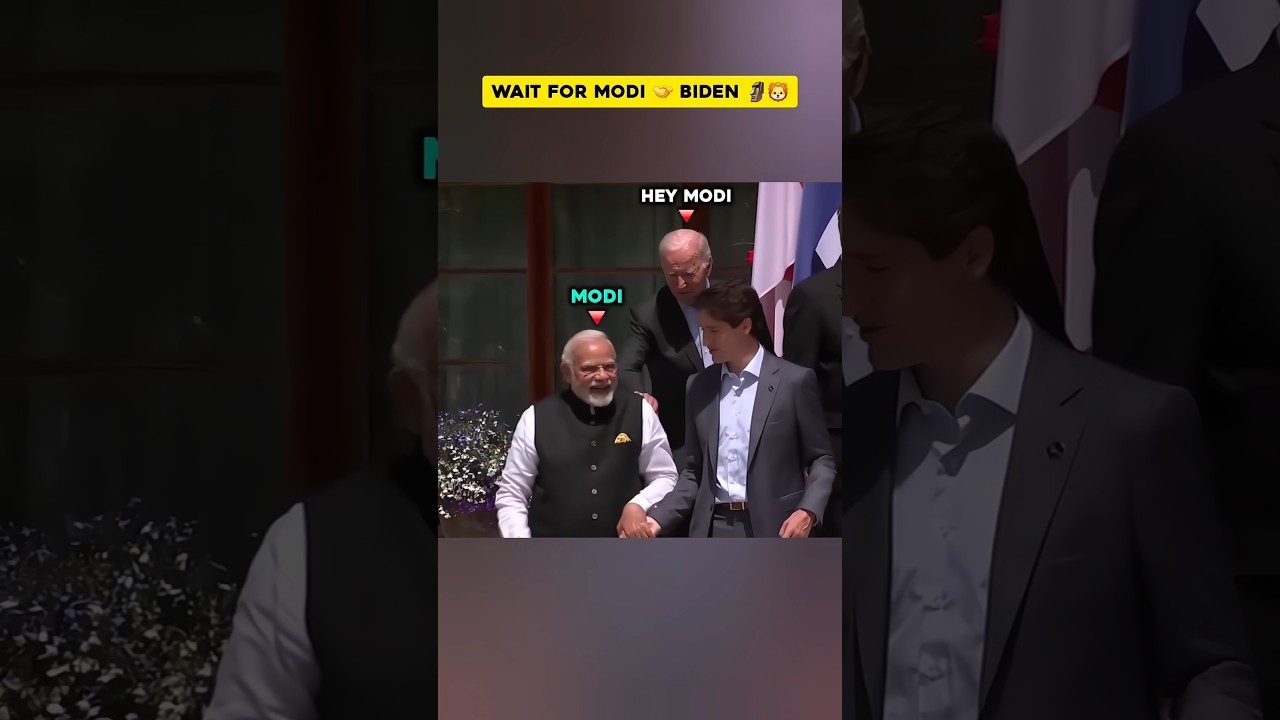 🔥 Modi&rsquo;s Pure Brotherhood Reaction to Biden ❕
