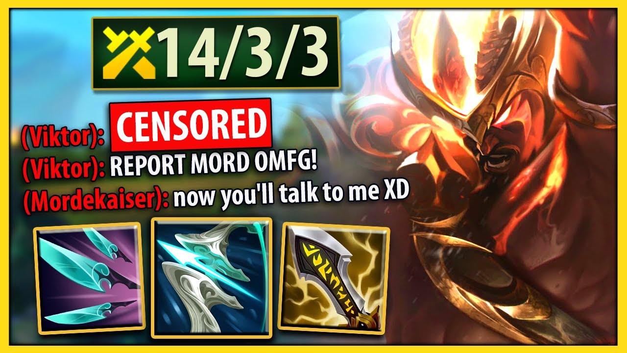 They Couldn't Tell If The Morde Was Inting Or If I Actually Outplaying Him - League of Legends