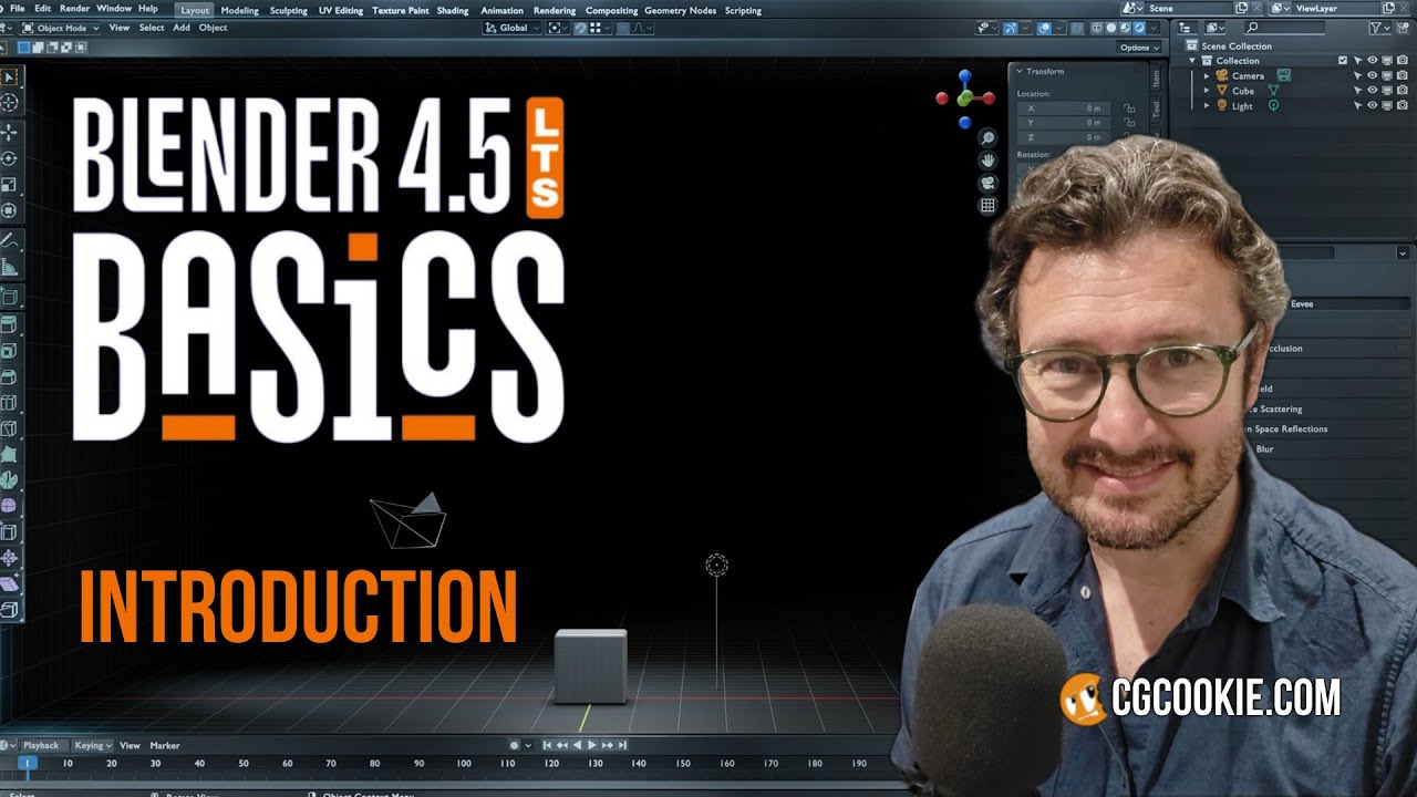 Introduction to Blender and CG Cookie - BLENDER BASICS (part 0)
