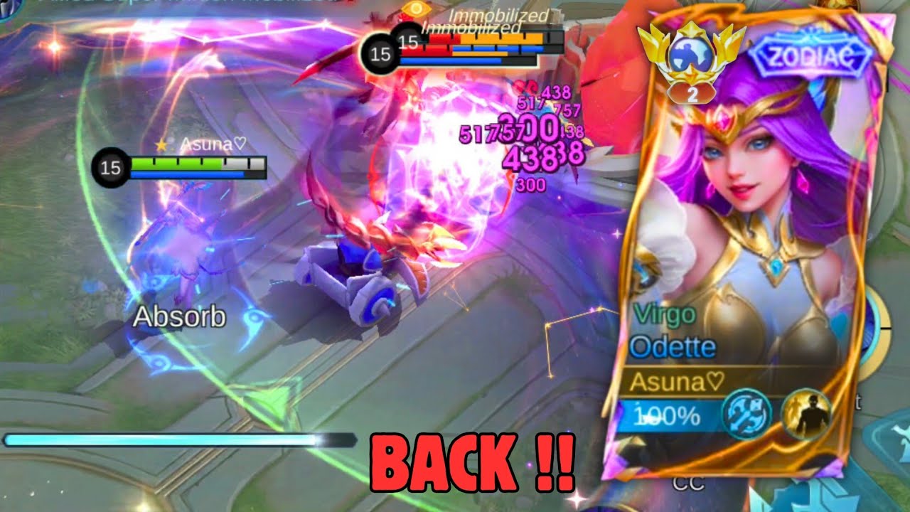 Finally!! Virgo Odette Zodiac Skin IS BACK!! Mobile Legends 