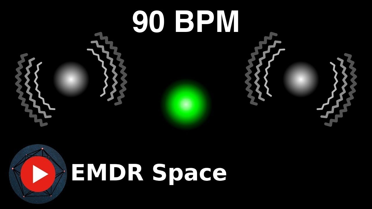 EMDR Tactile Stimulation via Stereo Speaker Vibration | 90 BPM  & 50Hz Hum