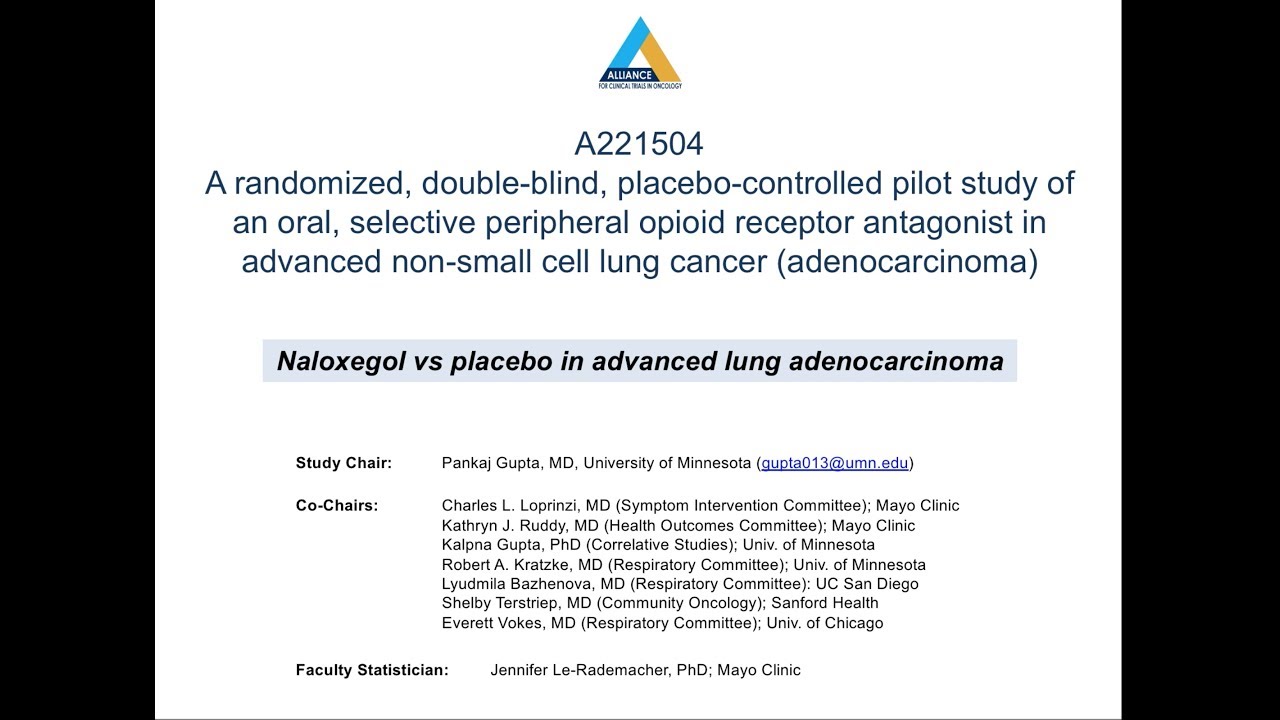 A221504: Naloxegol in Treating Patients With Stage IIIB-IV Non-small Cell Lung Cancer