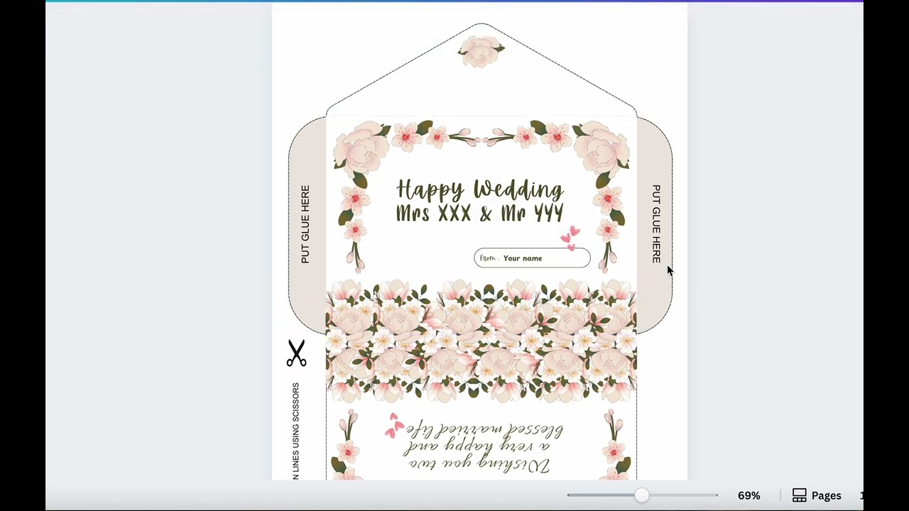 Bikin sendiri amplop hadiah weddingmu agar lebih personal dan berkesan 💕🎀 