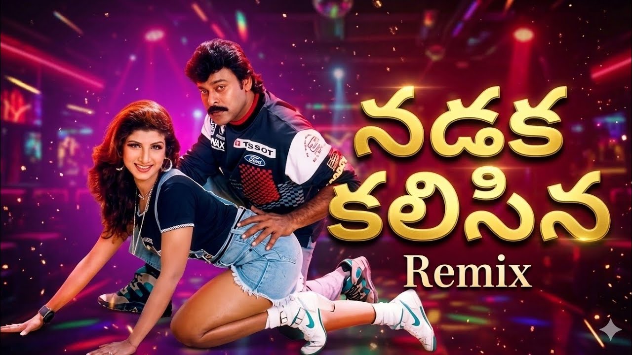 Nadaka Kalisina Song Remix | Hitler (1996) | Megastar Chiranjeevi, Rambha | Telugu Mass Trap