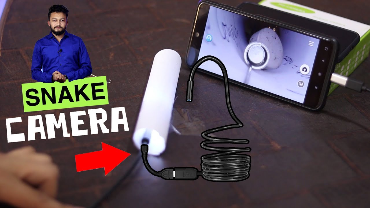 USB Endoscope Inspection Waterproof  Digital HD Camera 6 Adjustable LED Light for Smartphone
