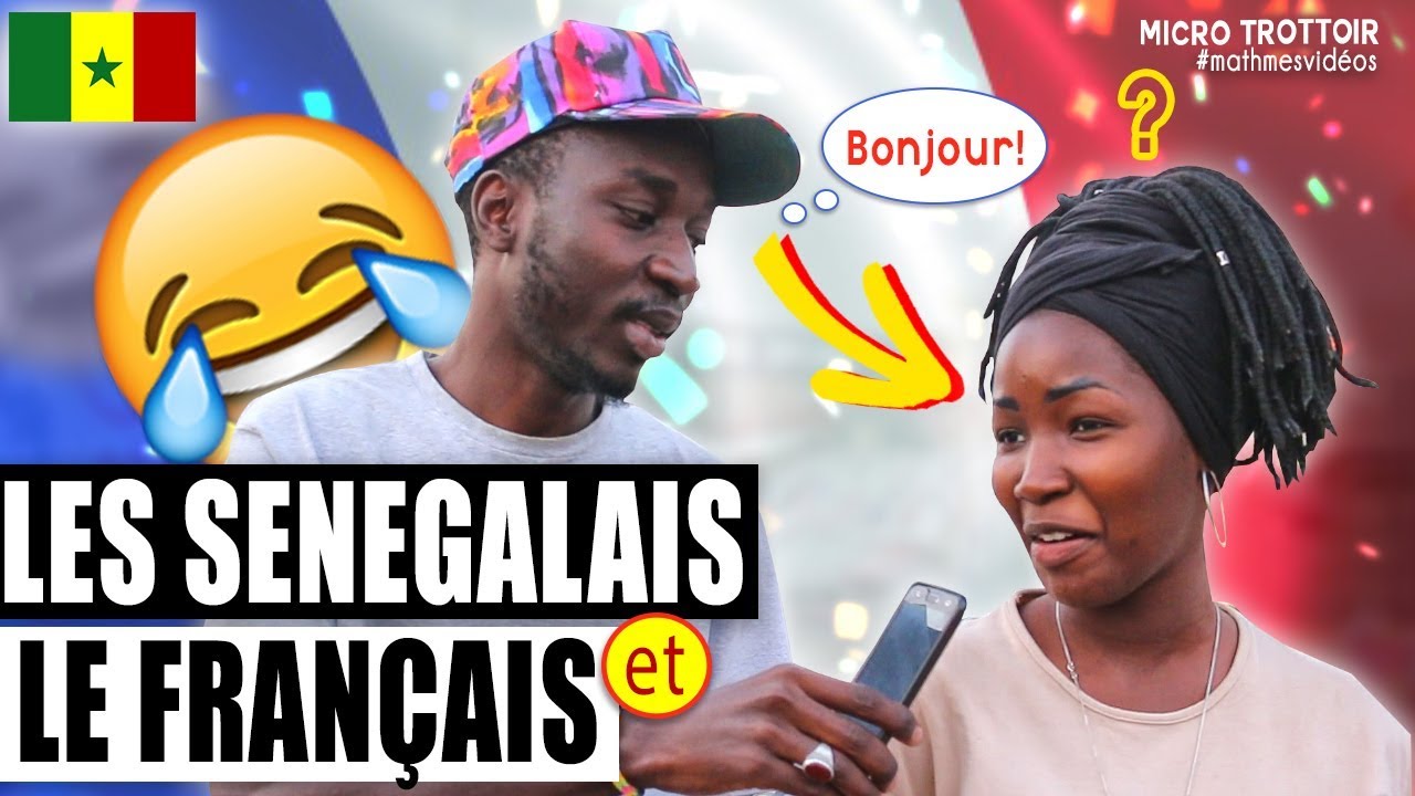 Les SÉNÉGALAIS et le FRANÇAIS, c'est quoi le PROBLÈME ??...(Micro Trottoir) | Math mes vidéos
