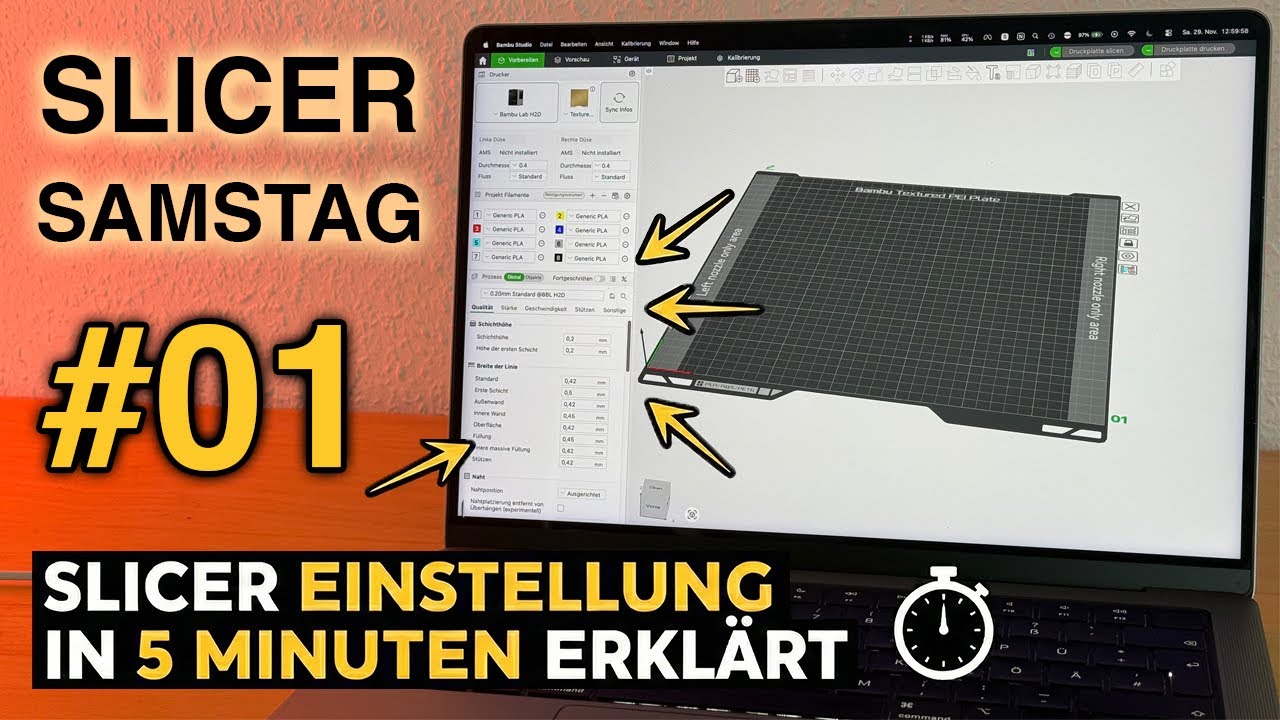 Wie Schichth&ouml;he deinen 3D-Druck ver&auml;ndert! | Slicer Samstag #01