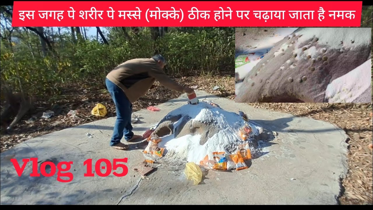 इस चमत्कारी पत्थर  पर शरीर के मस्से ठीक होने पर चढ़ाया जाता है नमक