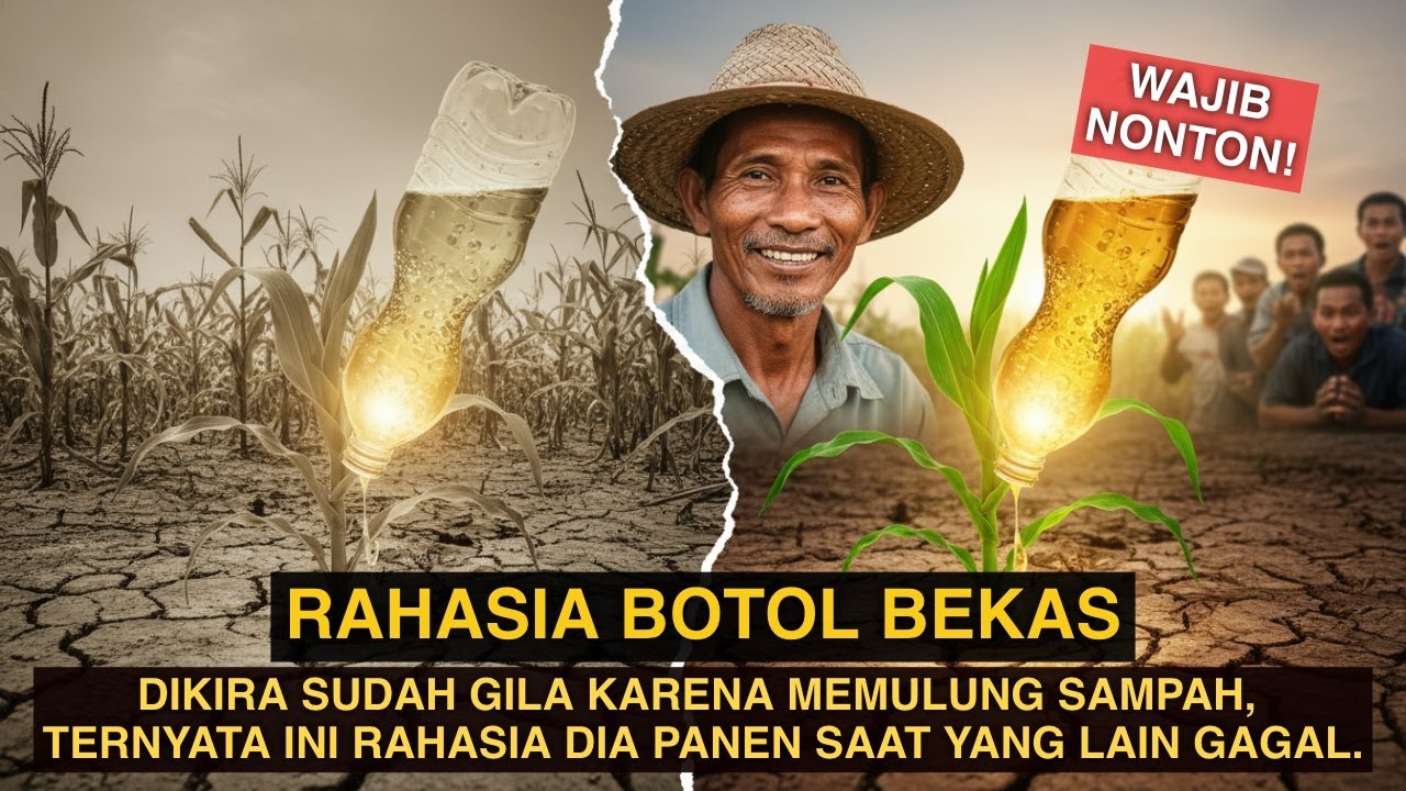 Tetangga MENERTAWAKANNYA! Petani Ini Ubah Sampah Botol Jadi Panen Melimpah di Tanah Gersang