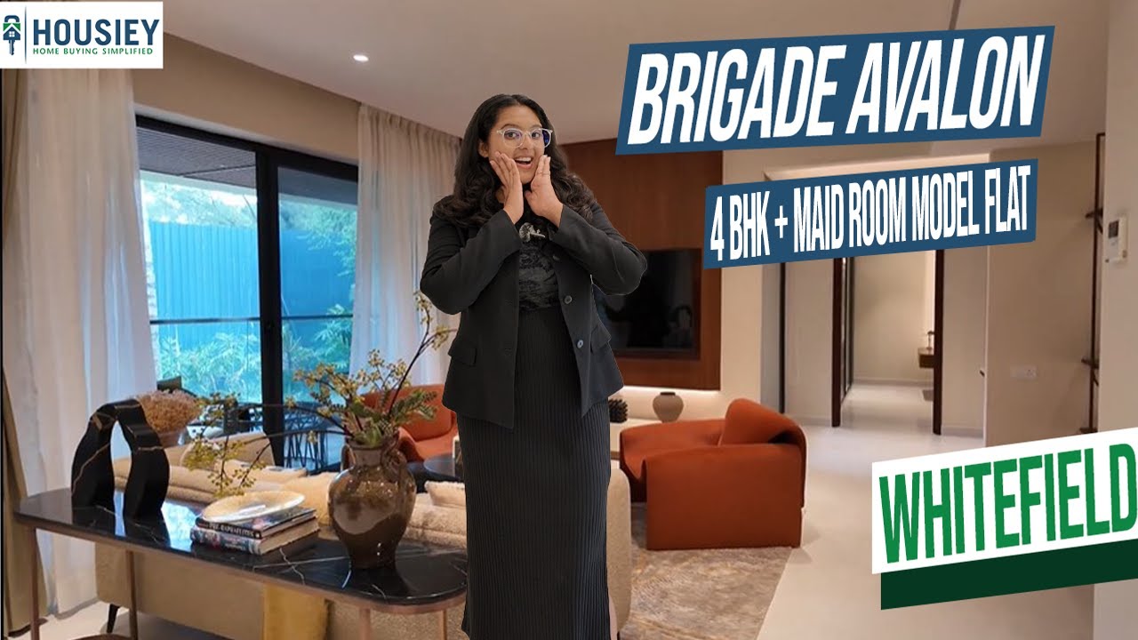 Brigade Avalon Whitefield | 4 BHK + Maid Room Model Flat Tour [2025] | Brigade Bangalore Apartments
