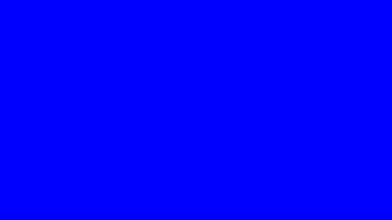 Solid Blue Screen HD - 1 hour