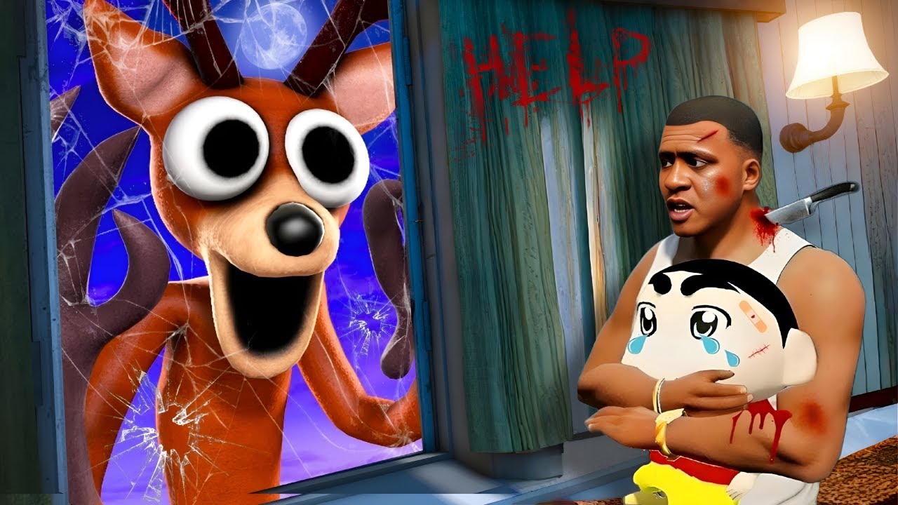 GTA 5 : Shinchan & Franklin SPENDING 99 NIGHTS IN THE FOREST😱😭 | Gta 5 tamil | Gta 5 mods