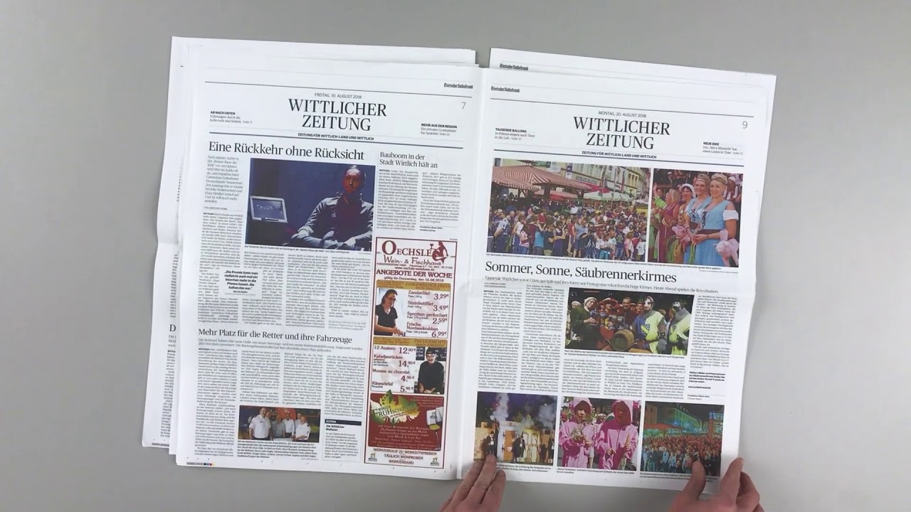 Die besten Titelseiten 2018 aus der Ausgabe Wittlich