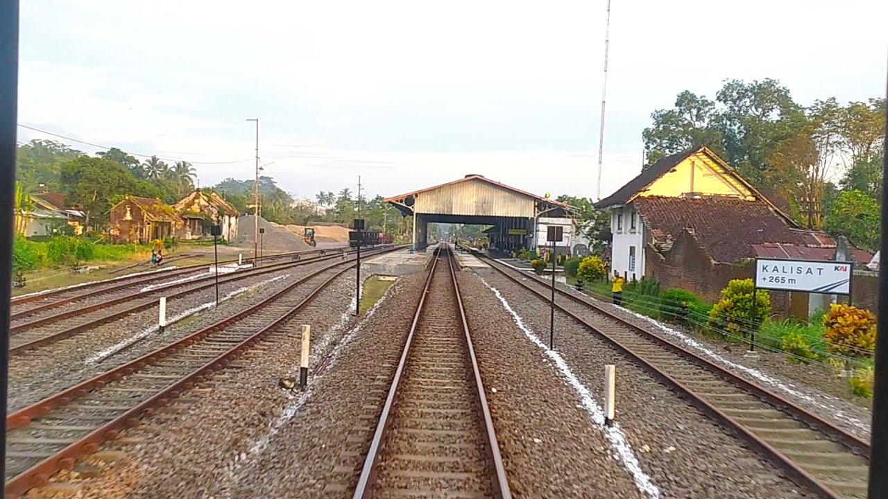 BACKRIDE BY TRAIN | Stasiun Kalisat sampai Stasiun Jember