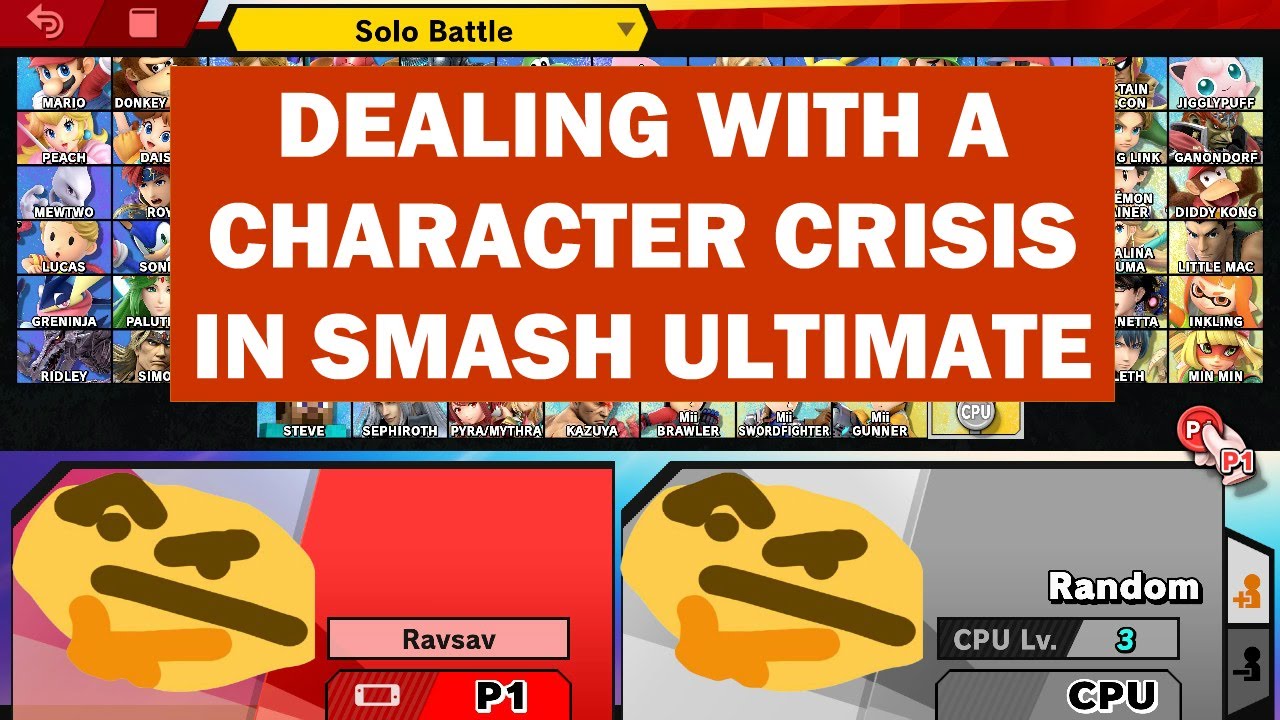 Dealing With A Character Crisis in Smash Ultimate