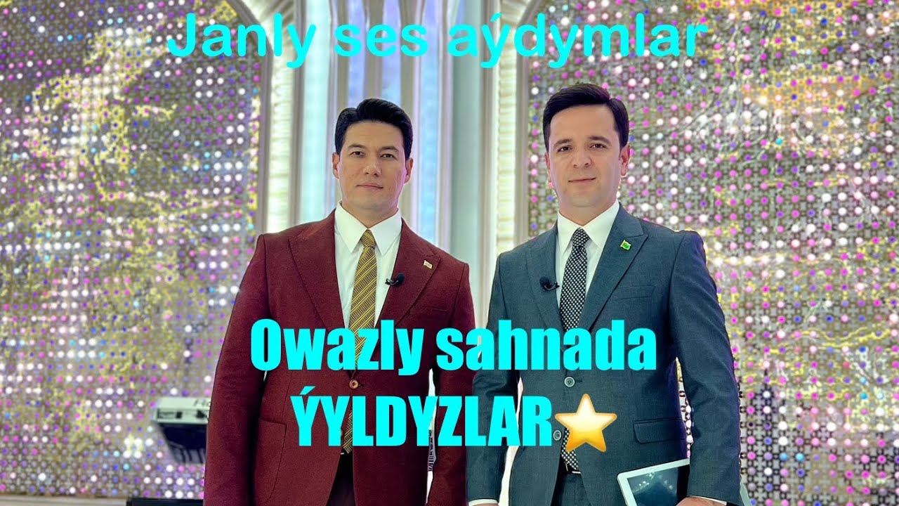 Owazly sahnada ÝYLDYZLAR⭐️ gepleşigi. Perhat Ataýew bilen. 