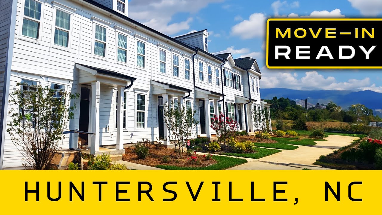Huntersville, NC Townhome Tour: The Imperial Floor Plan at Edgewood Preserve