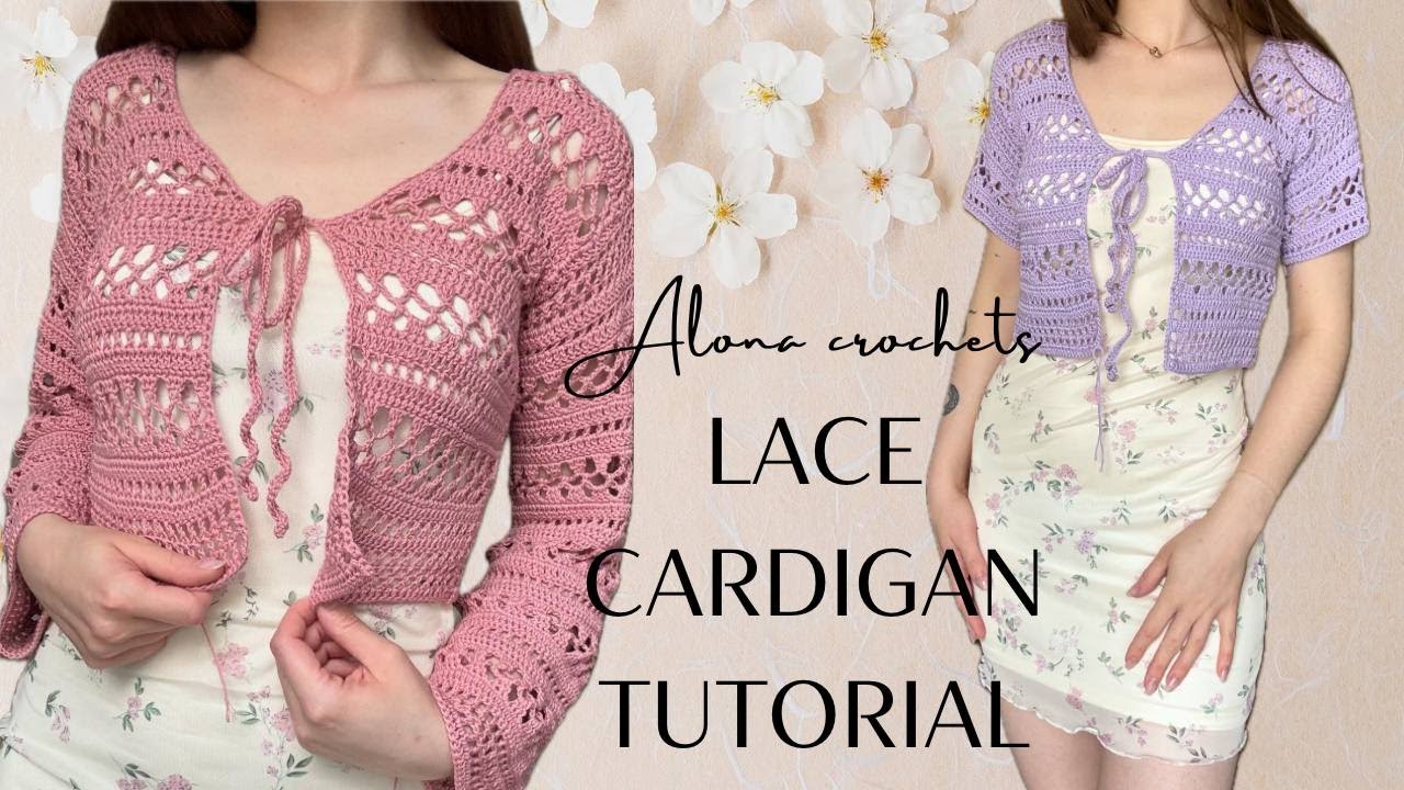 Crochet lace cardigan | Step-by-step tutorial