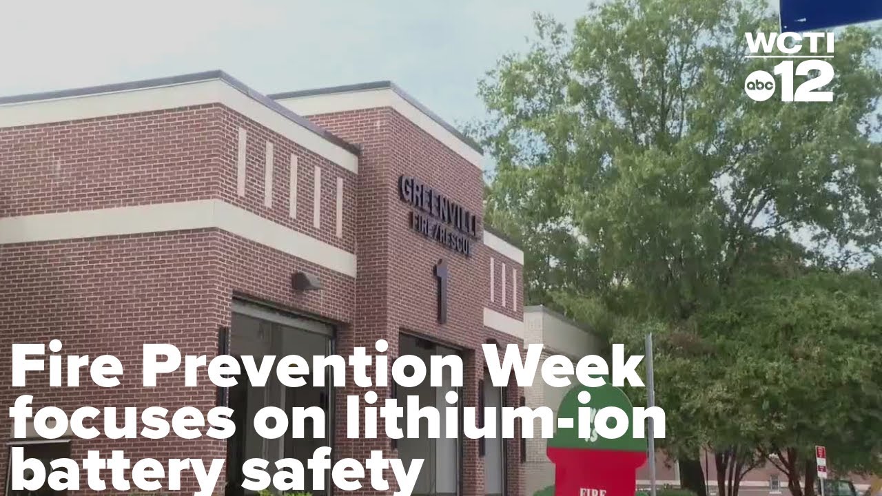 Fire Prevention Week focuses on lithium-ion battery safety