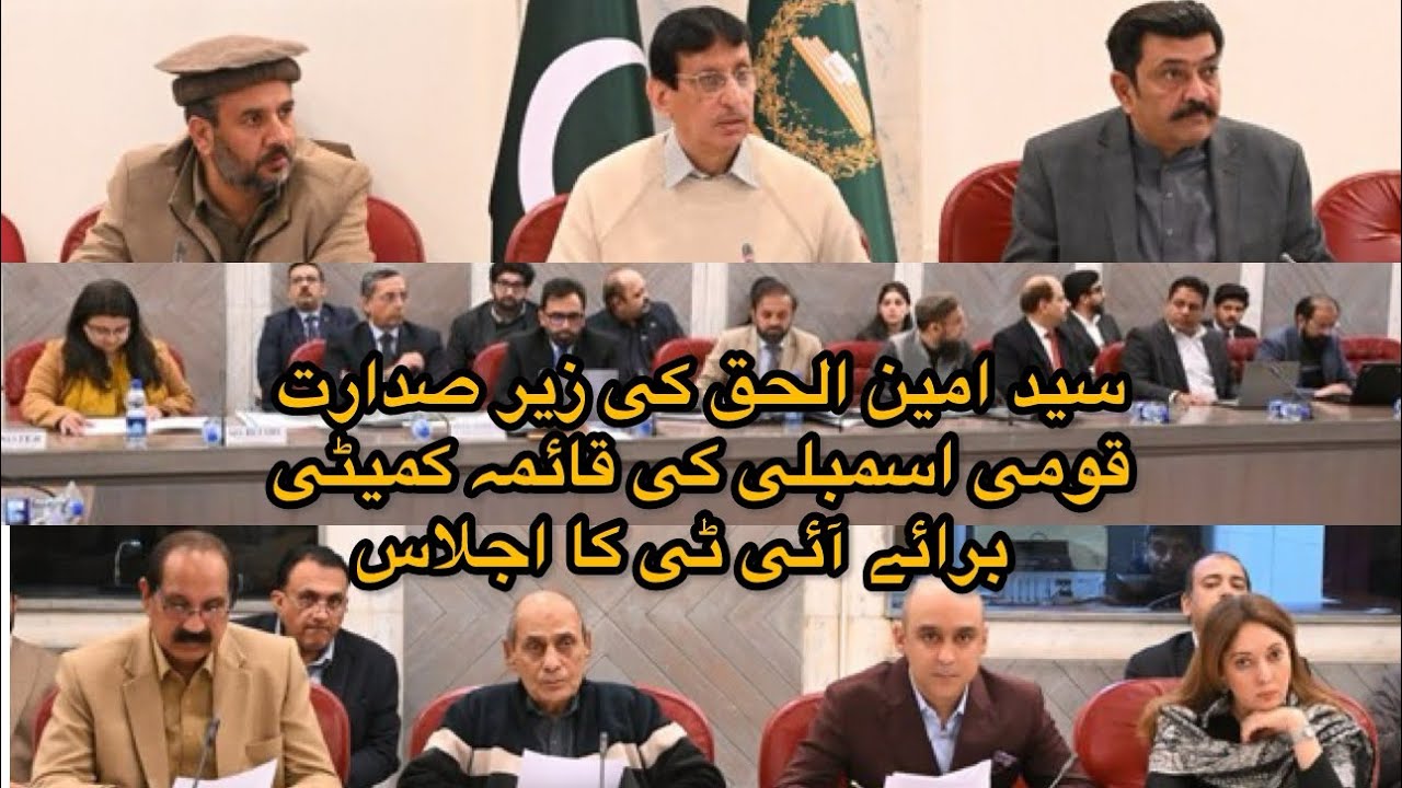 Chaired | Standing Committee Meeting IT & Telecom Meeting | National Assembly | Syed Aminul Haque |