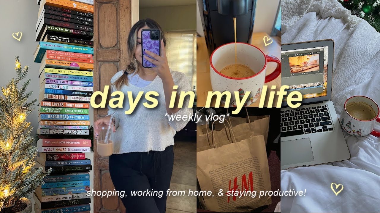 VLOG☕️: busy days in my life, organizing my life, shopping & finally buying a coffee machine!