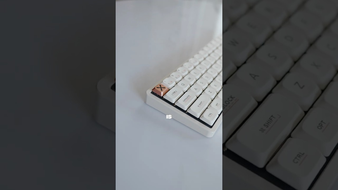 The Creamiest Low Profile Keyboard