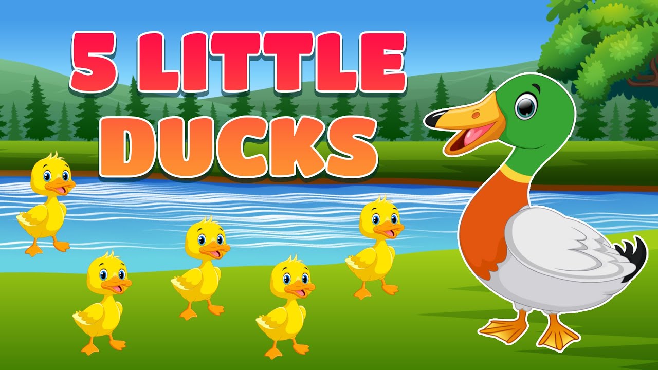 Five Little Ducks Song | Fun for Toddlers to Learn