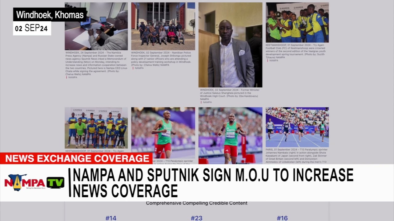 Nampa and Sputnik sign MoU to increase news coverage