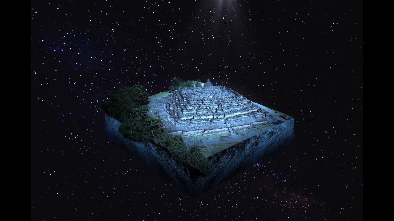 Cara Membuat Gambar 3D Microworld di Photoshop |Borobudur Microworld