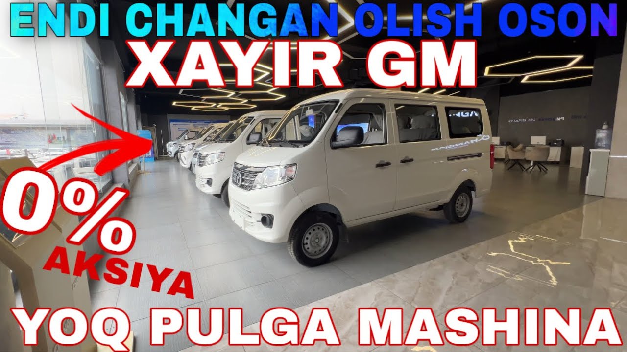 ENDI CHANGAN AVTO SALONIDAN BOSHLANG’ICH TO’LOVSIZ  OLSA BO’LADI PUL TOPARLAR OLSA BO’LADI