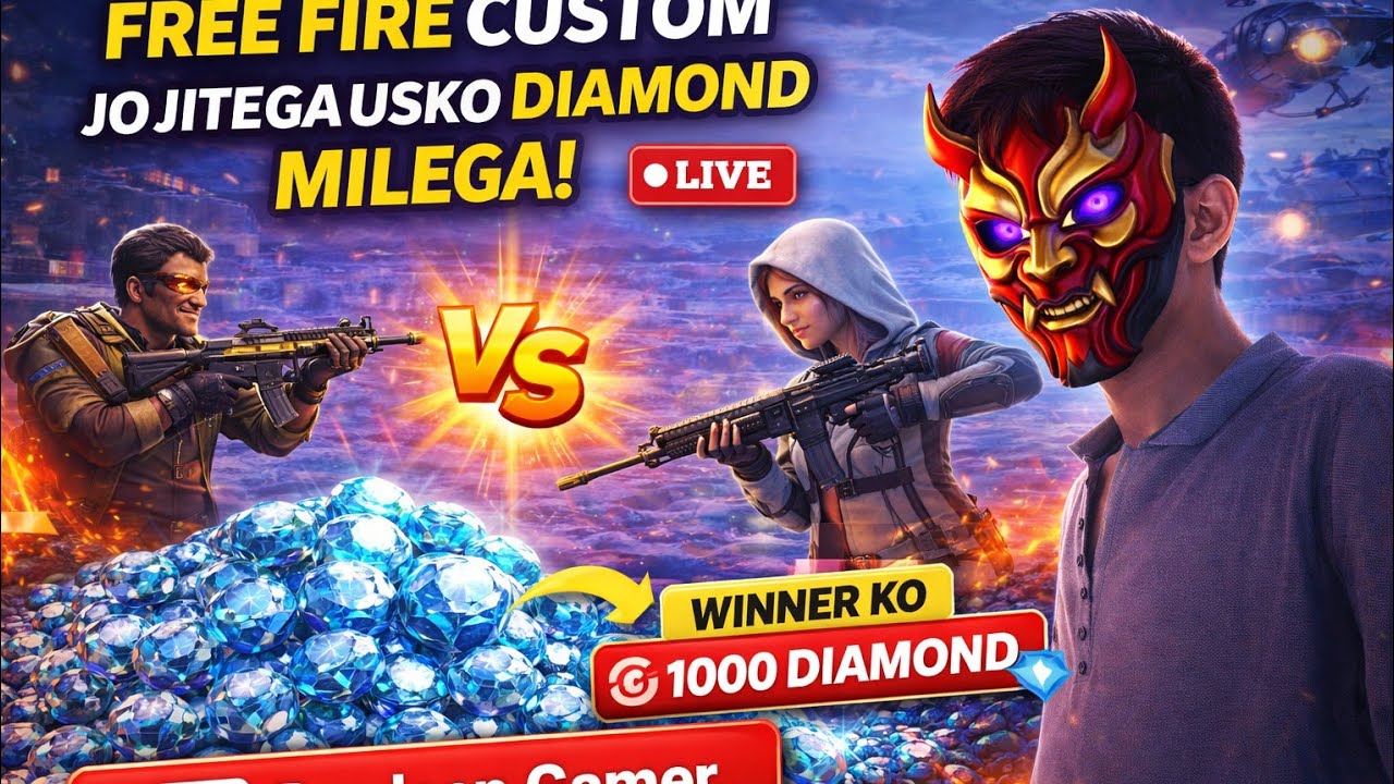 Pradeep Gamer 1M is live! free diamond 💎💎💎💎💎💎💎💎💎💎