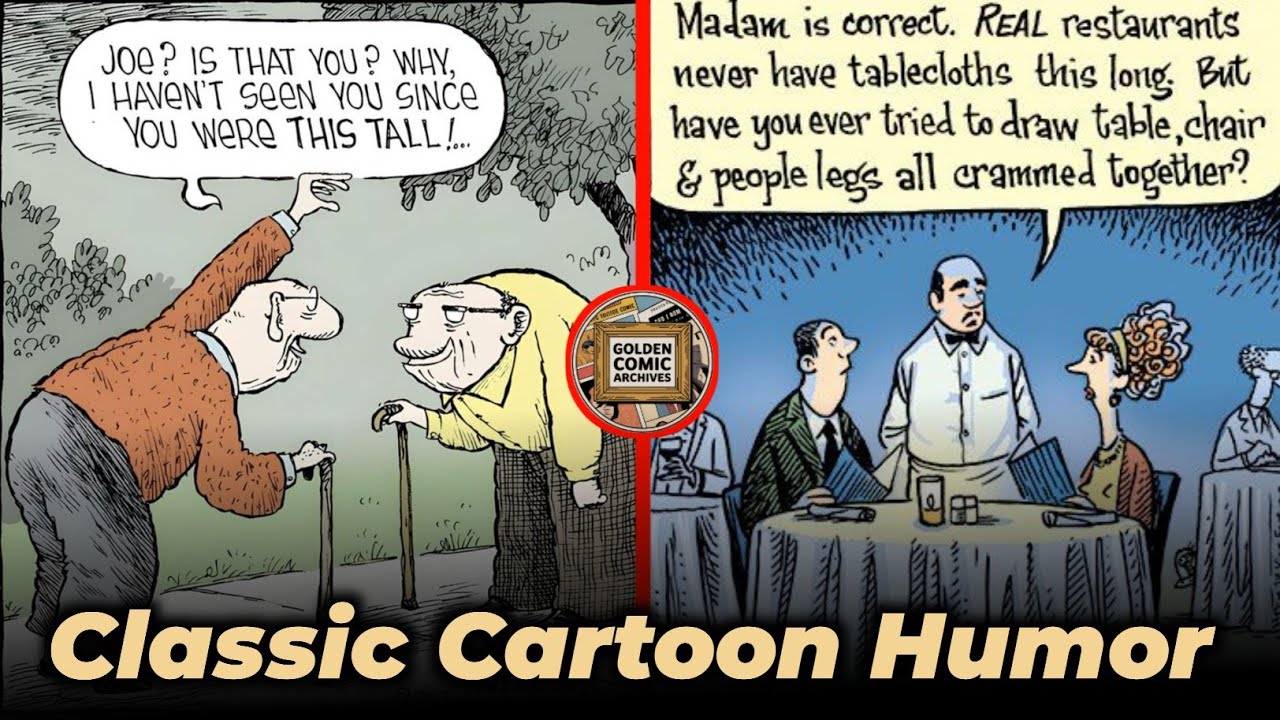 Classic Cartoon Humor You'll Adore 😂 | Funniest Vintage Comic Strips You'll Love