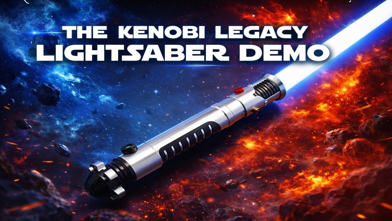 THE KENOBI LEGACY LIGHTSABER DEMO | OBI WAN KENOBI REPLICA | STAR WARS EP I AND II